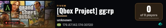 [Qbox Project] gg:rp live status badge