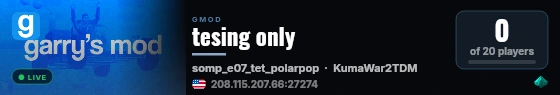 tesing only live status badge