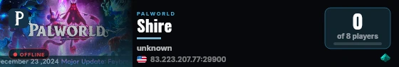 Shire live status badge