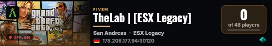 TheLab | [ESX Legacy] live status badge