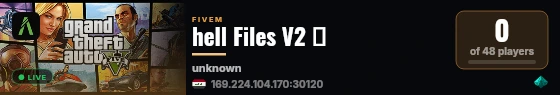 hell Files V2 ッ live status badge