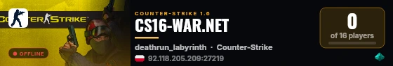 CS16-WAR.NET live status badge