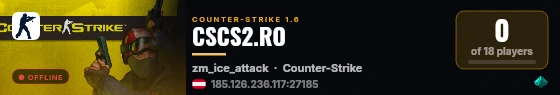 CSCS2.RO live status badge