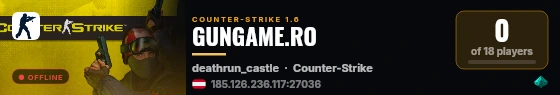 GUNGAME.RO live status badge