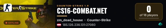 CS16-COMBAT.NET live status badge
