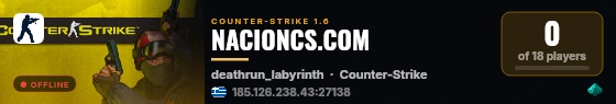 NACIONCS.COM live status badge