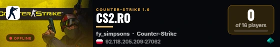 CS2.RO live status badge