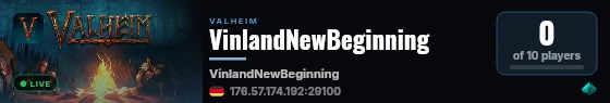 VinlandNewBeginning live status badge