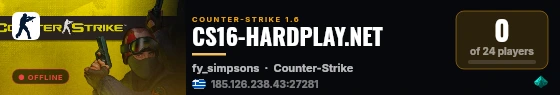 CS16-HARDPLAY.NET live status badge