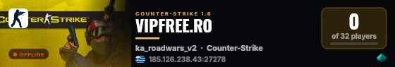 VIPFREE.RO live status badge