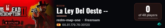 La Ley Del Oeste -- live status badge