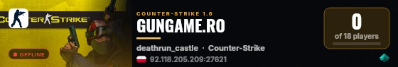 GUNGAME.RO live status badge