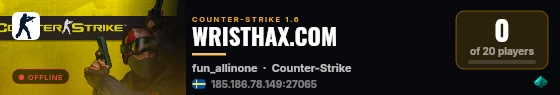 WRISTHAX.COM live status badge