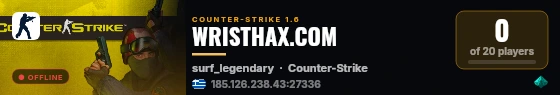 WRISTHAX.COM live status badge