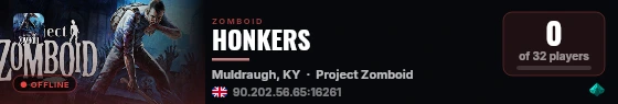 HONKERS live status badge