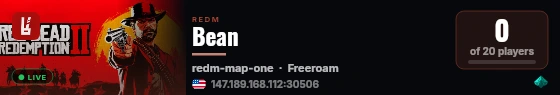 Bean live status badge