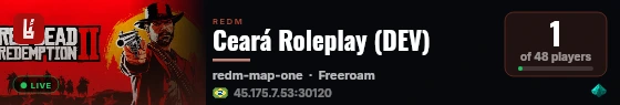 Ceará Roleplay (DEV) live status badge