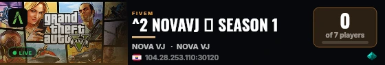 ^2 NOVAVJ ≫ SEASON 1 live status badge