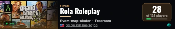 Rola Roleplay live status badge
