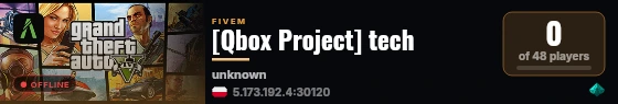 [Qbox Project] tech live status badge