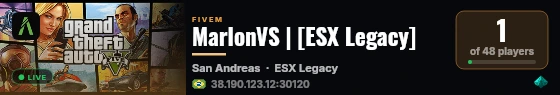 MarlonVS | [ESX Legacy] live status badge