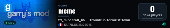 meme live status badge