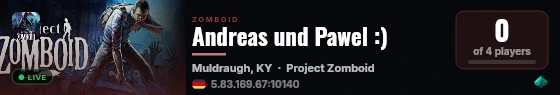 Andreas und Pawel :) live status badge