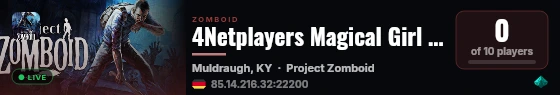 4Netplayers Magical Girl Zombies live status badge