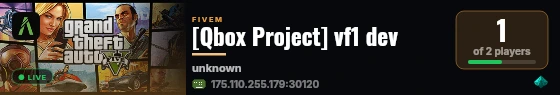 [Qbox Project] vf1 dev live status badge