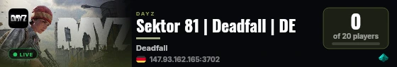 Sektor 81 | Deadfall | DE live status badge