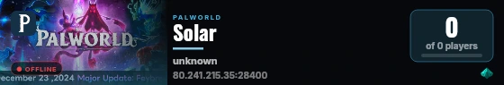Solar live status badge