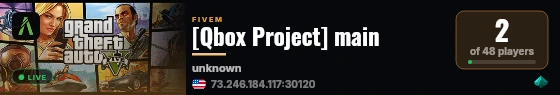 [Qbox Project] main live status badge