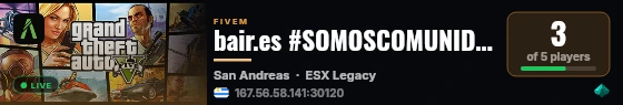 bair.es #SOMOSCOMUNIDAD live status badge