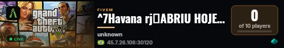 ^7Havana rj⌠ABRIU HOJE + VIP GRÁTIS⌡😈 live status badge