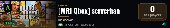 [MRI Qbox] serverhan live status badge