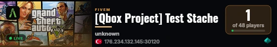 [Qbox Project] Test Stache live status badge