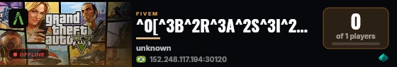 ^0[^3B^2R^3A^2S^3I^2L^0]  ^5🌴 Nome do Servidor 🌴 ^0・ ^1 📌SEM ALLOWLIST ^0・ ^1 ✨WIPE HOJE ^0・ 🏳️‍🌈^1L^3G^2B^5T^8Q^6+ ^0・ ^8discord.gg/ live status badge