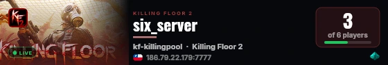 six_server live status badge