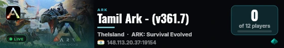 Tamil Ark - (v361.7) live status badge