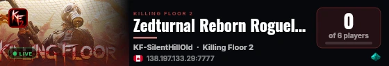 Zedturnal Reborn Roguelike Redux live status badge