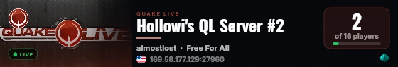 Hollowi's QL Server #2 live status badge