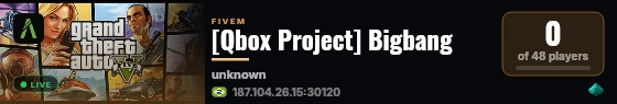 [Qbox Project] Bigbang live status badge