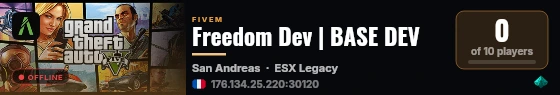 Freedom Dev | BASE DEV live status badge