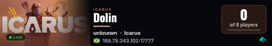 Dolin live status badge