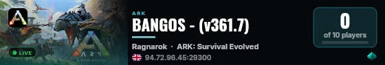 BANGOS - (v361.7) live status badge