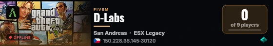 D-Labs live status badge