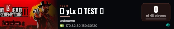 ◈ yLx ◈ TEST ◈ live status badge