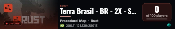 Terra Brasil - BR - 2X - SOLO/DUO/TRIO live status badge
