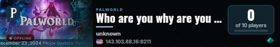 Who are you why are you here live status badge
