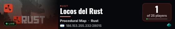 Locos del Rust live status badge